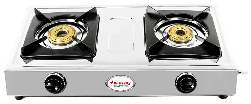 best 2 burner gas stove stainless steel