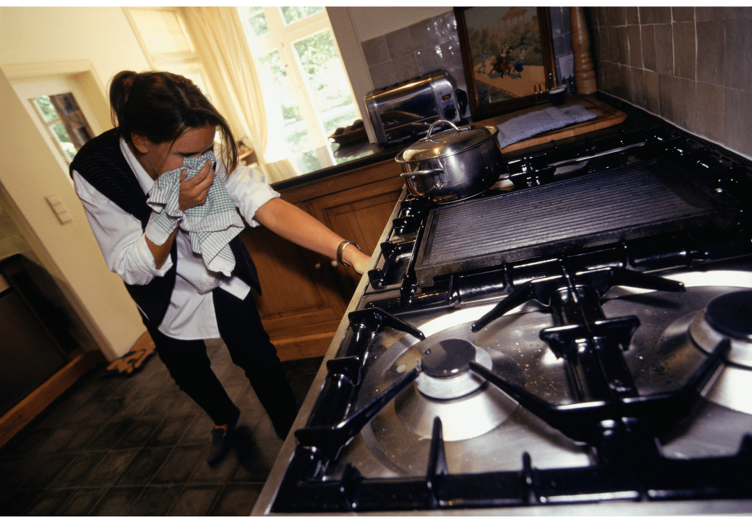 How long to air out house after gas leak