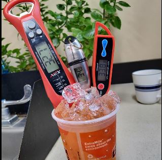 Digital Water Thermometer for Liquid, Candle, Instant Read with Waterproof for Food, Meat, Milk